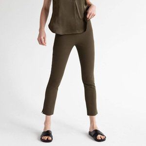 The Reset Skinny Side Zip Pant-Olive